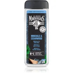 Le Petit Marseillais Minerals & Cedarwood Duschgel 4 in 1 für Herren 400 ml