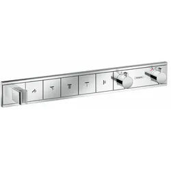 Hansgrohe RainSelect Thermostat Unterputz für 5 Verbraucher mit integriertem Brausehalter Chrom
