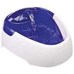 TRIXIE Wasserautomat Duo Stream 1 Liter weiß/blau