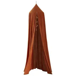 vertbaudet Betthimmel Kinderzimmer Betthimmel WILD SAHARA, Musselin braun