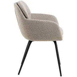 ACTONA GROUP Esszimmerstuhl Dora Esszimmerstuhl Mit Armlehnen Stoff beige. beige