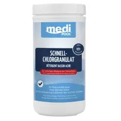 mediPOOL Schnell-Chlorgranulat, sofortige Wirkung 0501001MP , 1000 g - Dose