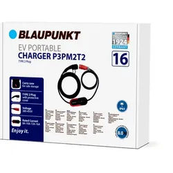 P3PM2T2 Portable charger for electric cars Type 2 8-16 A 11 kW 8 m