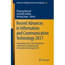 Recent Advances In Information And Communication Technology 2017, Kartoniert (TB)