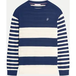 Colorblock Sweater Blau S