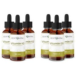 Echt Vital Vitamin K2 + D3 Liquid Premiumpaket Set 1 St