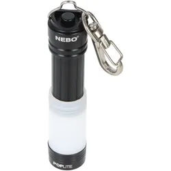 NEBO Schlüsselanhänger Poplite LED Taschenlampe, schwarz, 11 cm