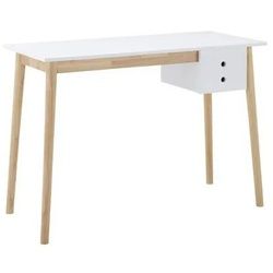 Schreibtisch Melanie Weiß Echtholz/MDF ca. 106x48 cm