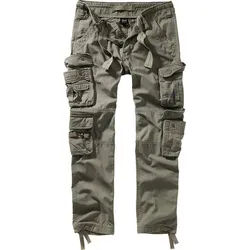 Brandit Bikerjeans Pure Slim Fit Hose robust grün M