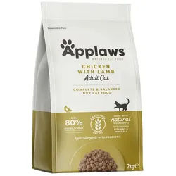 Applaws Katzentrockenfutter - Adult mit Huhn und Lamm 2kg