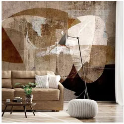 KUNSTLOFT Vliestapete Abstract Order 4.5x3.15 m, Halb-matt, lichtbeständige Design Tapete bunt 4.50 m x 3.15 m