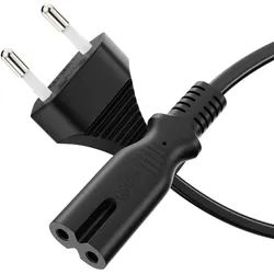 Sonero IEC C7 Netzkabel Eurostecker 3m schwarz