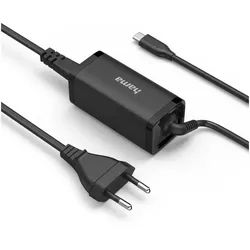 Hama Universal-USB-C-Notebook-Netzteil, GaN, Power Delivery (PD), Notebook-Netzteil