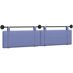 vidaXL Bett Hängendes Kopfteil Jeans blau Stoff (1-tlg) blau
