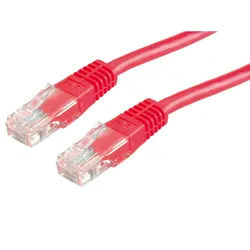 ROLINE Patchkabel Cat.5e (Class D) UTP, PoE, rot, 5 m