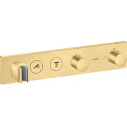 hansgrohe Fertigmontageset Axor Select UP-Thermostat., 2 Verbr., brush. gol opt