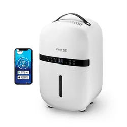 Clean Air Optima Luftentfeuchter Luftentfeuchter CA-702 Smart, für 20 m3 Räume, Entfeuchtung 5 l/Tag, Tank 1,5 l, Clean Air Optima® App weiß