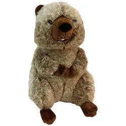 BEMIRO Kuscheltier Biber Kuscheltier mit Schlaufe - ca. 24 cm (1-St) braun