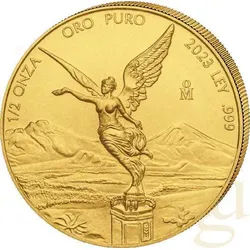 1/2 Unze Goldmünze Mexiko Libertad 2023