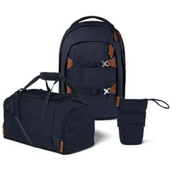 Satch Schulrucksack Pack (3tlg., inkl. Pencil Slider und Sporttasche)