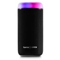 HAMA Bluetooth -Lautsprecher "Glow Pro", wasserdicht IPX4 5 Licht-Modi, 30W, SW