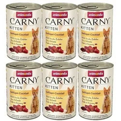 Animonda Cat Carny Kitten Geflügel Cocktail 6x400g