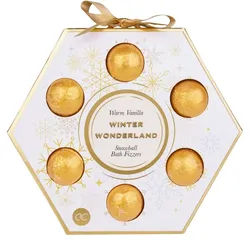 Accentra Badebomben-Set Winter Wonderland - Vanille Kugeln 6 St