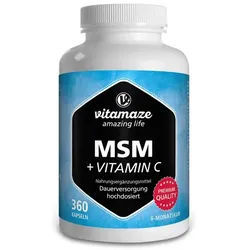 MSM HOCHDOSIERT+Vitamin C Kapseln 360 St