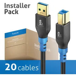 FI-U300-030-PCK - USB 5 Gb/s-Kabel, A Stecker auf B Stecker, 3,0 m, 20er Pack