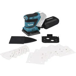 Makita Akku-Schwingschleifer DBO480Z, 14000 U/min, LXT 18V • 112x102 mm • 14.000 min-1, ohne Akku und Ladegerät blau
