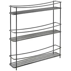 Xxxl Gewürzregal , Metall , 35x37x8 cm , DIN EN ISO 9001 , Küchenzubehör, Vorratsbehälter, Gewürzgläser