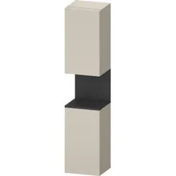 Duravit Hochschrank Qatego 40x36x1760cm, 2 T, An li, graph m/tau ma