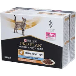 Purina Pro Plan Veterinary Diets NF Cat Huhn, 10 Beutel à 85 g