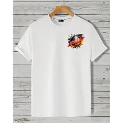RMK T-Shirt Herren Shirt Trikot Fan Fußball Deutschland Germany EM WM aus Baumwolle weiß 6XL