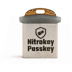 Nitrokey Passkey Security Key, WebAuthn, FIDO2, U2F, SSH, Touchbutton, Open Source