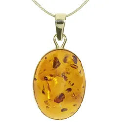 OSTSEE-SCHMUCK Kette mit Anhänger Ostsee-Schmuck Kette mit Anhänger Classic 18x13 (2-tlg) goldfarben 45 cm