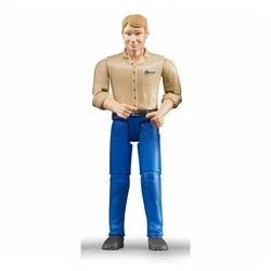 Bruder® Spielfigur bworld Mann mit Hellem Hauttyp bunt
