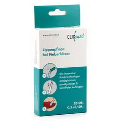 CLICswab® Lippenpflege bei Fieberblasen Lösung 20 St Unisex