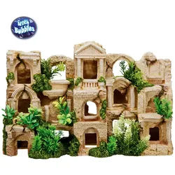 Nobby Aquariendeko "FISCH HABITAT" mit Pflanzen