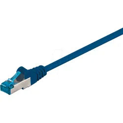 PATCH-C6AQ 05 BL - Cat.6a High Quality-Patchkabel,blau,0,5 m