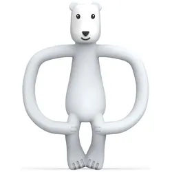 Matchstick Monkey Beißring Eisbär 1 St weiss