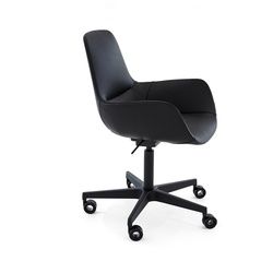 Bürodrehstuhl W-Club Office Edition Wagner schwarz, Designer rabadesign GmbH, 87-91x72x72 cm