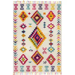 Teppich FLAIR RUGS "Nahua", bunt (multi), B:160cm H:20mm L:230cm, Kunstfaser, Teppiche, Teppich, Berber-Optik, Wohnzimmer