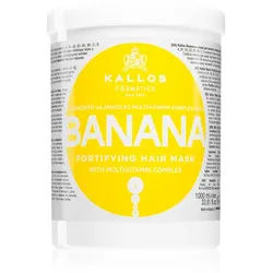 Kallos KJMN Professional Banana stärkende Maske mit Multivitamin-Komplex 1000 ml