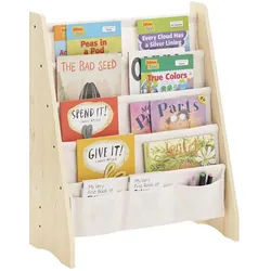 SoBuy Kinderregal Natur , Naturfarben , Holzwerkstoff, Holz , Kiefer , 63x76x28 cm , Babymöbel & Kindermöbel, Babyzimmer, Babyregale & Kinderregale