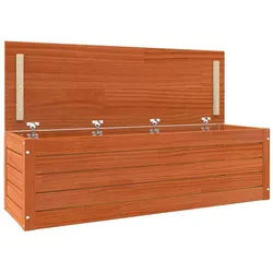 vidaXL Truhe 109 x 36,5 x 33 cm Truhe Spielzeugtruhe Holztruhe Aufbewahrungstruhe K braun