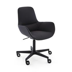 Bürodrehstuhl W-Club Office Edition Wagner grau, Designer rabadesign GmbH, 87-91x72x72 cm