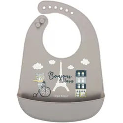 Canpol babies Bonjour Paris Bibs Lätzchen Beige 1 St.
