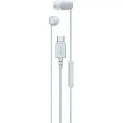 Sony IER-EX15C In-Ear-Kopfhörer (integrierte Steuerung für Anrufe und Musik) weiß
