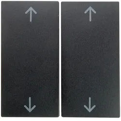 Berker Wippen mit Aufdruck Symbol Pfeile (anthrazit)